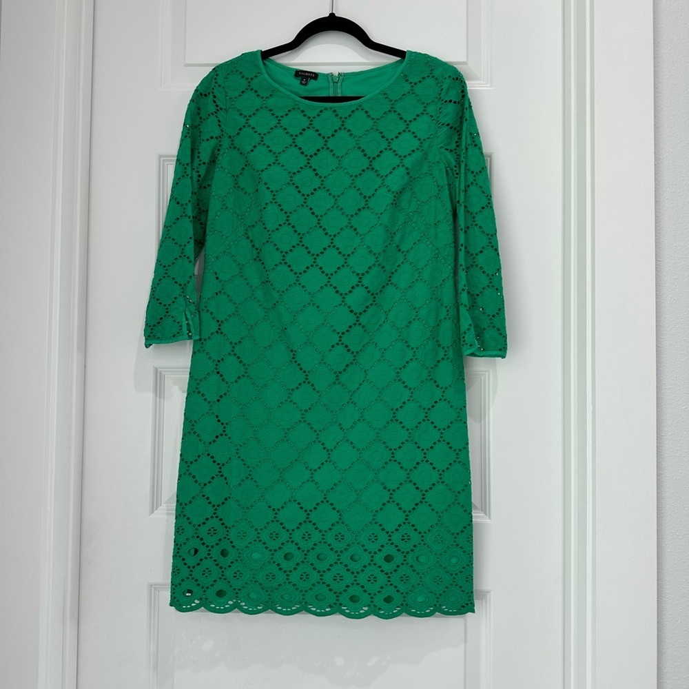 Elegant Green Lace Dress